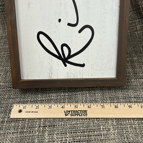 Rustic Brown and White Kitchen Wall Sign - Picture 12 of 13